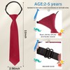 YATEICBC Pack of 2 Children's Ties Boys Adjustable Pre-Tied Ties