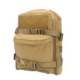 GEEDUD Mini Tactical MOLLE Hydration Pack,Tactical Hydration Backpack,Water Reservoir Bag,Outdoor Water Bladder Carrier Pack,Quick Release Buckle for Tactical Backpack for Hiking,Climbing,Coyote Brown