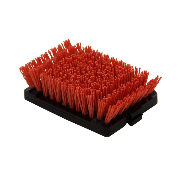 Char-Broil 140 534 - Replacement Cool-Clean Brush Head., Black/Red, 6x10x3 cm