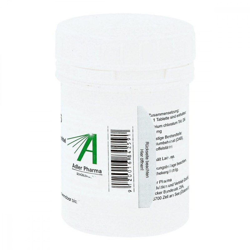 Biochemie Adler 8 Sodium Chloratum D 6 Tablets Pack of