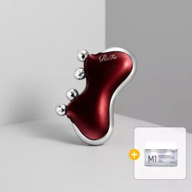 ReFa 리파 ReFa 카사 M1 마사지기(펄 레드) + 가히 바운싱크림 50ml 세트 ReFa Casa M1 Massager (Pearl Red) + Gahi Bouncing Cream 50ml Set