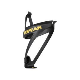 Topeak Shuttle Cage Z Bottle Cage made with Premium Re-cycled Carbon, Lightweight, Black, Yellow