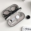 3 in 1 Contact Lens Case and Glasses Case,Double Sided