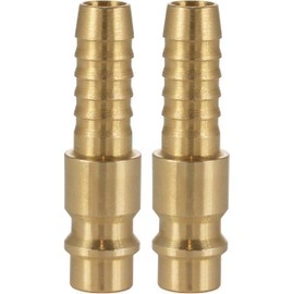 Poppstar Compressed Air Plug Nipple NW 7.2 with Hose Nozzle Diameter 9 mm for Compressed Air Connection