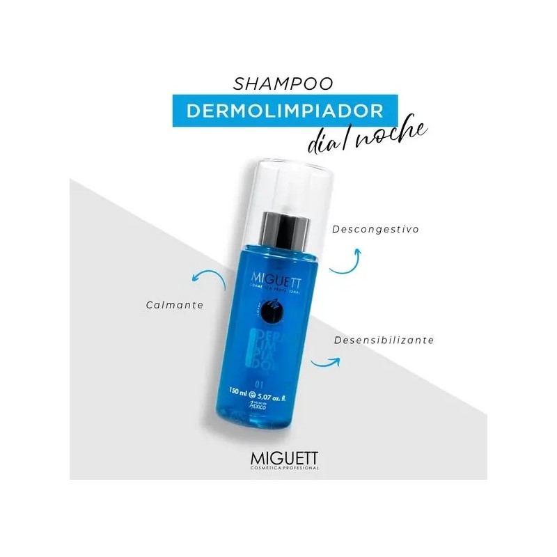 Shampoo Dermolimpiador Hipoalergnico Miguett 250ml Piel Sensible