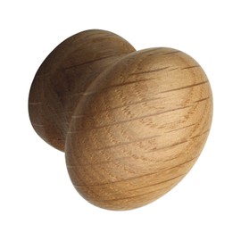 ALLES IM GRIFF Anu Door Knob Diameter 35 mm - Cabinet Knob Depth 28 mm - Painted Oak