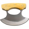 Wild Turkey Handmade Chef Kitchen Alaskan Ulu knife Crescent Blade