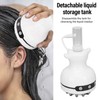 Electric Scalp Massager Infrared Light 6 Heating Gears Handheld Vibration