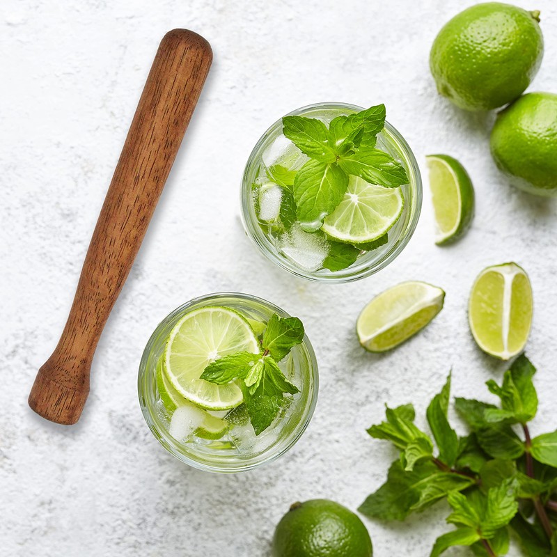 Hudson & Lane Wooden Cocktail Bar Muddler