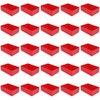Pack of 25 Red Insert Boxes Height 54 mm L