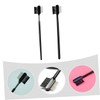 PACKOVE 2PCS Dual-Ended Eyelash Comb and Brow Shaping Brush Set