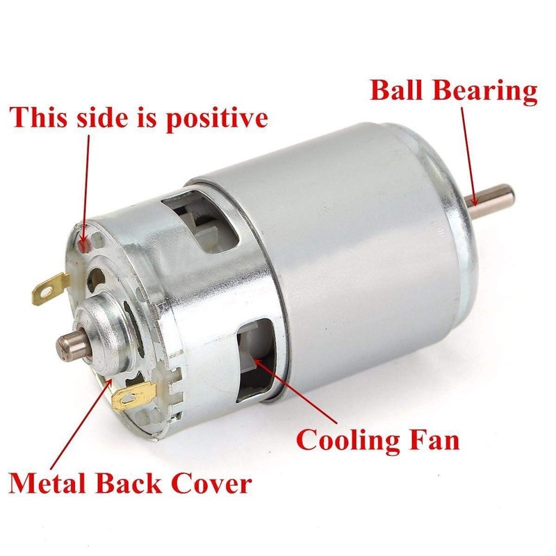 DC 775 Motor 12V-36V 24V 3500-9000RPM 775 Motor Ball Bearing