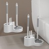 Escobillas de Baño,4 in 1 Juego de Escobilla y Cepillo