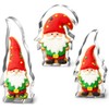 LUBTOSMN Gnome Cookie Cutter Set-5.3" 4.5" 4.3"-3-Pieces-Holiday Cookie Cutters Fondant