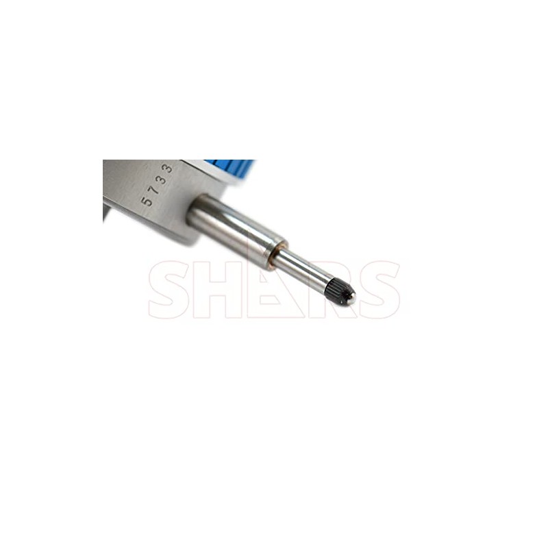 Shars High Precision Dial Indicator White, 0-10mm x .01mm 303-3110