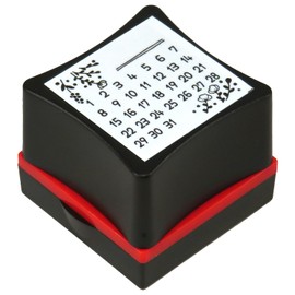 Taiyo Tomer Fine Color Stamper Notebook Record Stamp 2. Calendar Bouquet Ink Color: Black