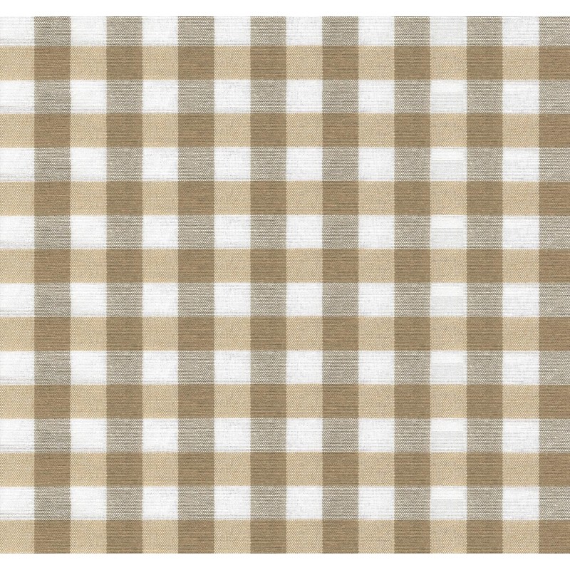 Martina Home TEFLONATED TABLECLOTH MADE Vichy Taupe 250X140 CM