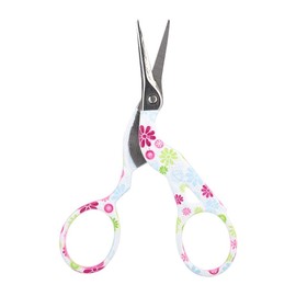 Scissors Colourful Stainless Steel Scissors for Sewing or DIY Embroidery Scissors - Blue/Pink/Red (Pink)