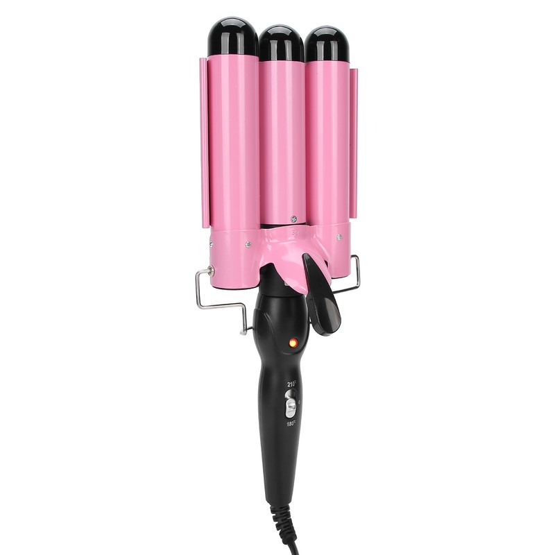 3 Barrel Curling Iron Wand Adjustable Hair Curler Waver Crimper