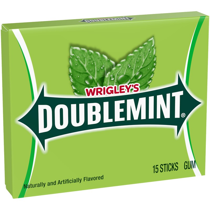 Wrigley Mint Chewing Gum, 15 Stick (Pack of 4), 60
