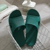 JIJIe Bathroom or Indoor Shower Slippers, Non Slip, dark green