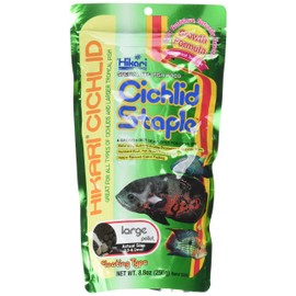 Hikari Cichlid Staple Floating Pellets Fish Food, Large Pellets, 8.8 oz. (250g)