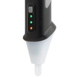 Voltmaster NCV 3 Contactless Voltage Tester from 50 V AC, Current Meter (High-Quality Volt Detector with Acoustic Signal, LED Display, Adjustable Sensitivity, ABS Plastic), Grey