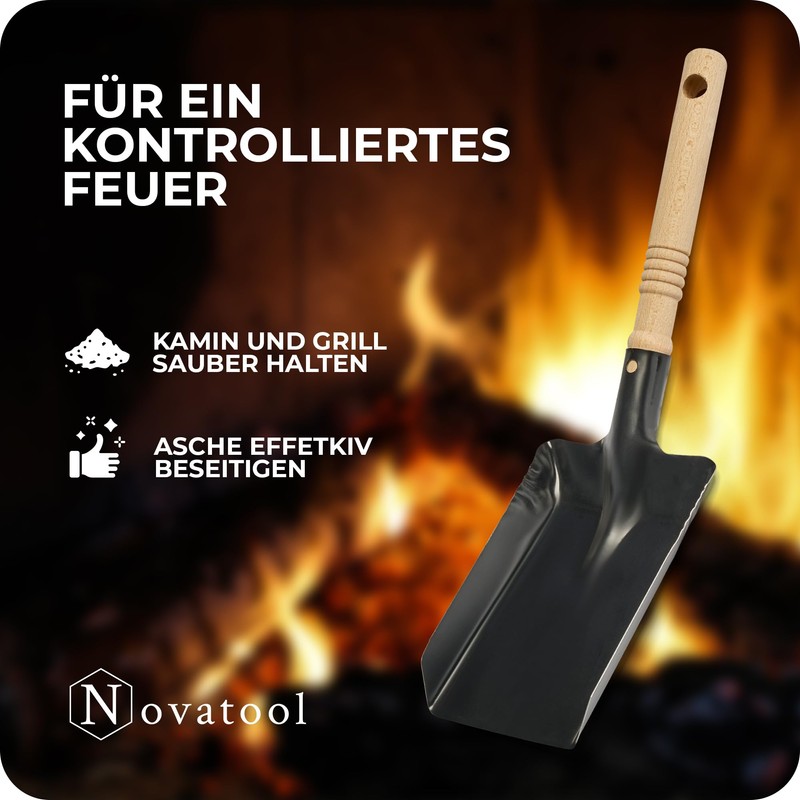 Coal shovel, charcoal spoon, ash shovel shovel, fireplace, oven scoop.,