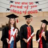 3pcs 2025 Graduation Banner, Glitter Graduation Decorations We are So