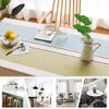 Lifetooler Washable Cotton Linen Tablecloth Tassel Design Tablecloth Dustproof Rectangular