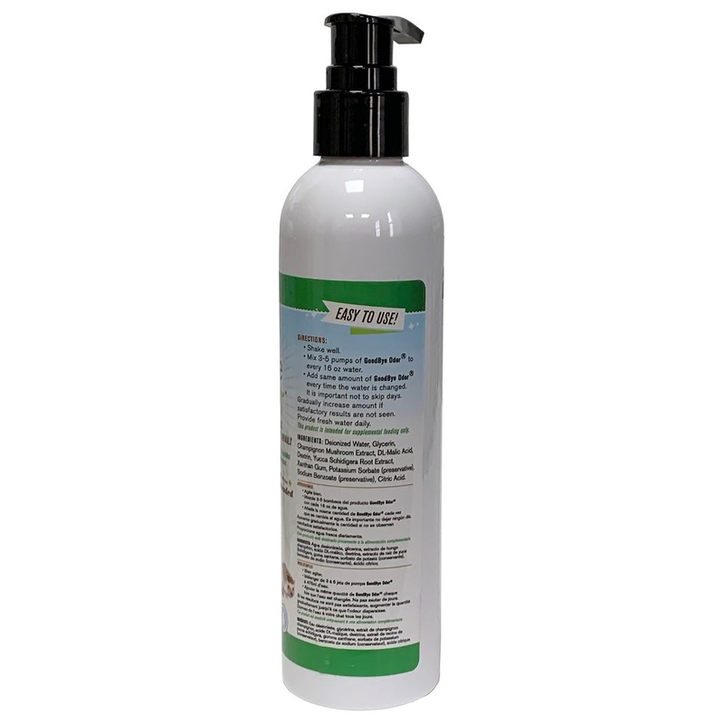 Marshall Pet Products Goodbye Odor Natural Deodorizing Water Supplement, for