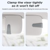 Sotfamily Sunglass Holder for Car Visor, Suede Cloth Magnetic Sunglass