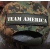 1x4 Team America Morale Patch Tactical Military USA Hook Badge