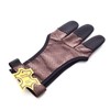 starlingukp Quality Traditional Genuine Leather Archery Gloves. Full Tip Shooting