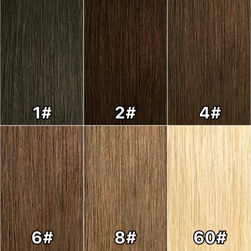 35 cm-55cm Clip-In Hair Extensions, 100 % Remy Real Human