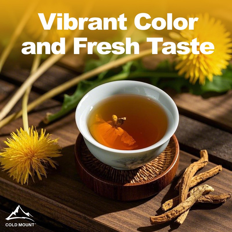 Dandelion Root Tea Bags – Herbal Tea to Warm the