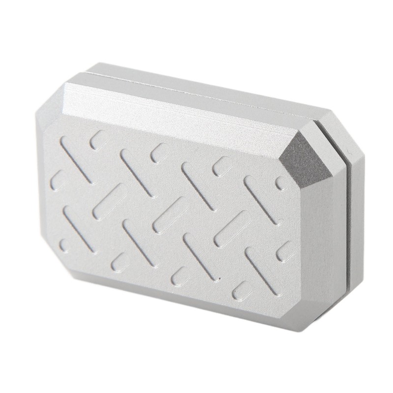 Push Slider Card Toy Textured Pattern Anxiety Relief Aluminum Alloy