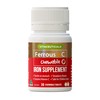 Vitaceuticals Ferrous + C Chewable Iron Supplement 30 Tablets, Vegan