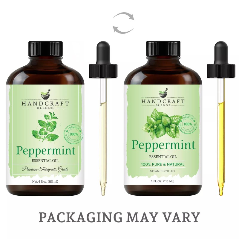 Essential Handcraft Blends Peppermint Essential Oil - Huge 4 Fl