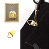 kuou 100 Pcs D Rings Picture Hanging, Small Photo Frame