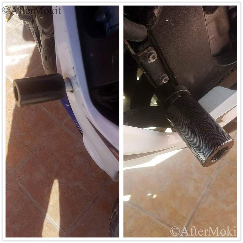 AfterMokit Replacement Frame Sliders with Acetal Pucks for Suzuki GSXR