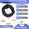 beybey® Fashionable tube scarf for women, practical loop scarf for