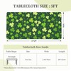 Fiokroo Happy St. Patrick's Day Tablecloth with Elastic Edge for