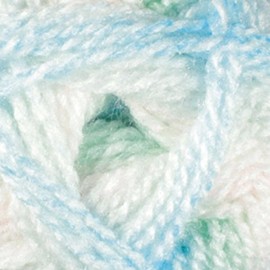 James Brett Baby Marble DK Knitting Yarn Double Knit Wool 5 x 100g (Blue Green Pink White - BM29)
