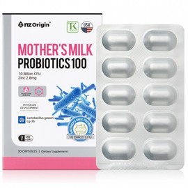 ANGET ORIGIN Breast Milk Lactobacillus 100 Prebiotics 500mg / 모유 유산균 100 프리바이오틱스 500mg X 30캡슐 프로바이오틱스 락토바실러스 30캡슐