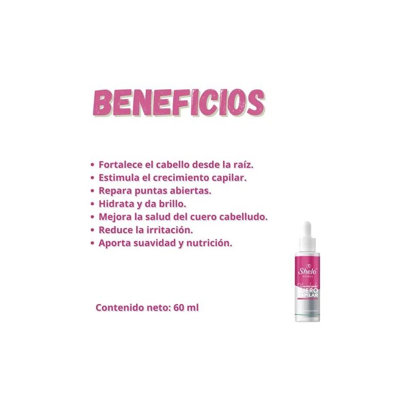 Pack Potencializador Suero Capilar Sheló Nabel