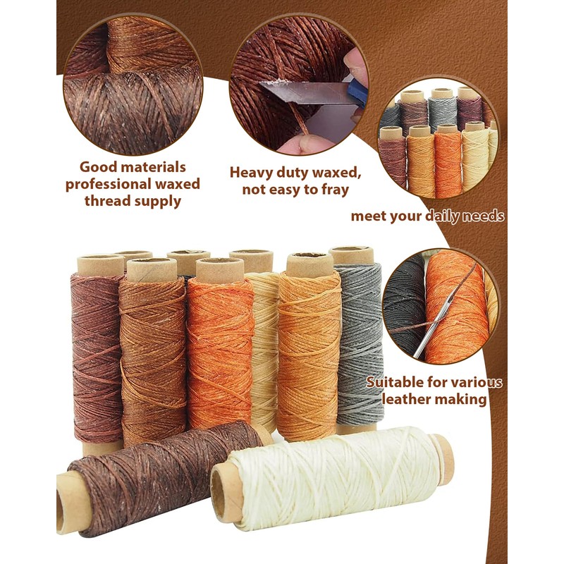 PLANTIONAL Leather Working Tools for Beginners: Professional Leather Craft Kit
