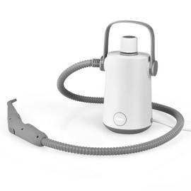 LDAILY Handheld Steam Cleaner, 1000W Portable Pressurized Steamer, Multipurpose Steam Cleaning Machine for Kitchen, Garment, 300ml (10.2oz) Water Tank, 10 Accessories Included, Portable Steamer (Grey)