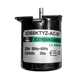 Candeon synchronous motor -68KTYZ AC220V 28W 2.5 20 30 110r/min Permanent Magnet Synchronous Gear Motor CW/CCW(2.5RPM)