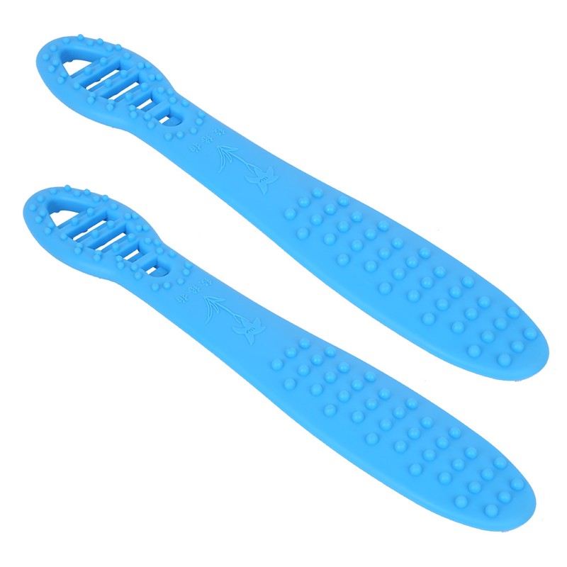 2 Pcs Set Fitness Meridian Pat Rod Massage Hammer Back